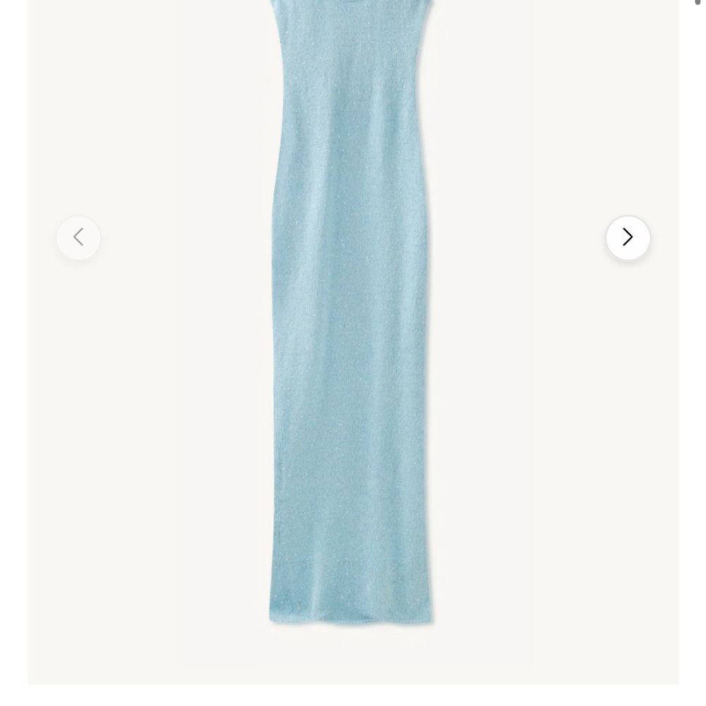 Asta Resort Light Blue Sequin Dress